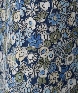 組曲 L フラワーレイヤープリント ワンピース ブルー系5