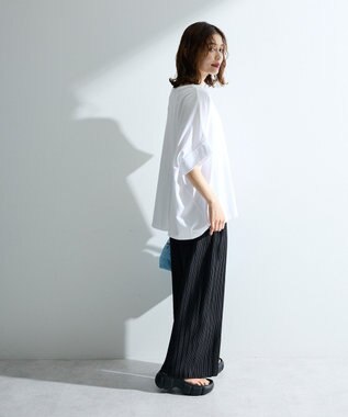 Green Parks 超冷感タック入りオーバーサイズプルオーバー Off White