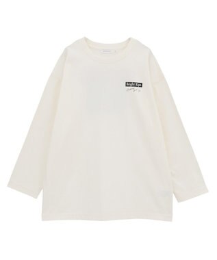 AMERICAN HOLIC Bright RipsロングTシャツ Off White