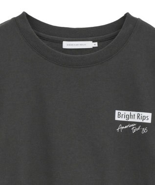 AMERICAN HOLIC Bright RipsロングTシャツ Charcoal Gray