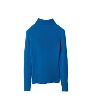 WEGO 【手洗い可】タートルネックニット ブルー