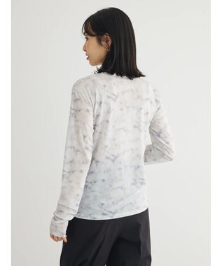 Green Parks クルーネックアソート柄シアープルオーバー Gray