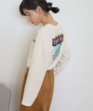 AMERICAN HOLIC Bright RipsロングTシャツ Off White