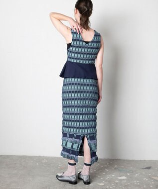 TRICOTE リンクスニットスカート【セットアップコーデ】 39NAVY