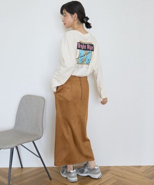 AMERICAN HOLIC Bright RipsロングTシャツ Off White