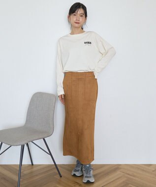 AMERICAN HOLIC Bright RipsロングTシャツ Off White