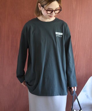 AMERICAN HOLIC Bright RipsロングTシャツ Charcoal Gray