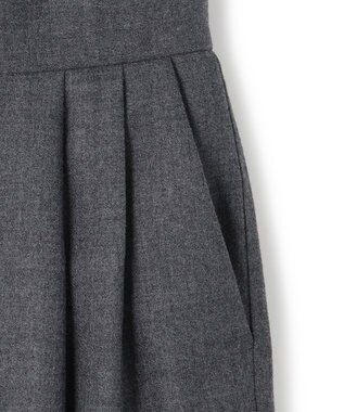 BEIGE， 【VERY NaVY12月号掲載】TERNES / 2タックウールスカート Md.Gray