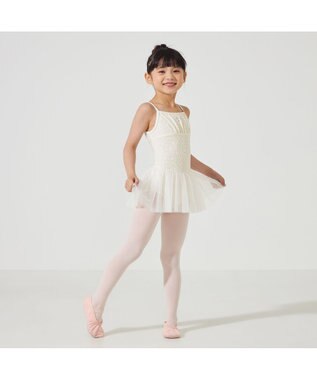 Chacott スカート付レオタード オフホワイト