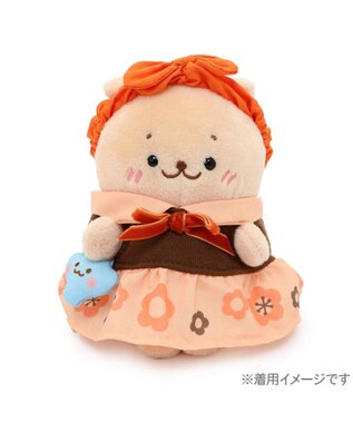 Mother garden しろたん ついてきちゃうしろたん マスコット 着せ替え服 《レトロ風》 橙色 / 黄色 橙色