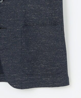 JOSEPH ABBOUD 【軽量/ストレッチ/洗える/速乾/JAPANファブリック】コンフォータブルジャージー ジャケット ネイビー系