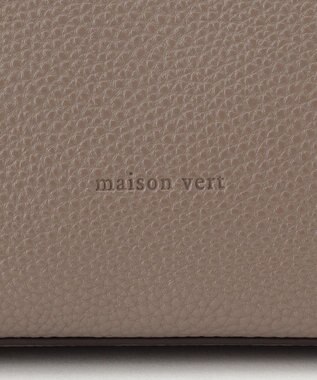 LA BAGAGERIE 【maison vert】 【多収納】アオリショルダーバッグ ライトグレー