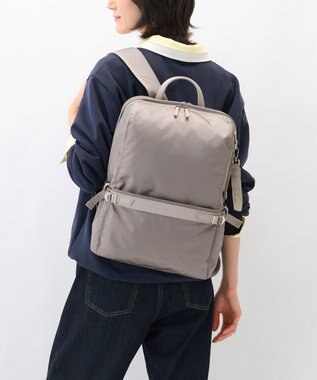 ACE BAGS & LUGGAGE W&.Day/Night リッカ2 スクエアリュック B4サイズ 15.6インチPC収納 19153 ダブルアンドデイナイト スモーキーピンク