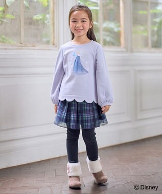 ANY KIDS 【ディズニー/FROZEN】裏シャギー トレーナー ラベンダー