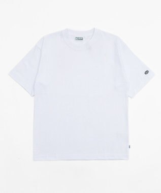 WEGO 【ユニセックス着用ITEM/MLサイズ展開】DISCUS　USAコットンブレンドクルーＴ ホワイト