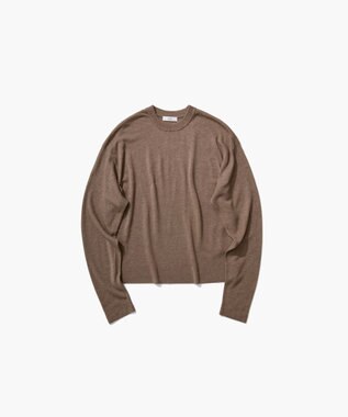 ATON GARMENT DYED CASHMERE SILK | クルーネックセーター