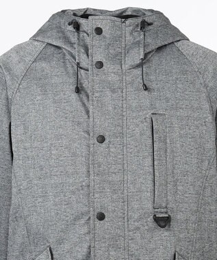 JOSEPH ABBOUD MOUNTAIN 【UNISEX】ホットピアスラブジャガードカモ コート ライトグレー系