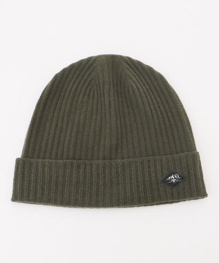 JOSEPH ABBOUD MOUNTAIN 【イージーケア/軽量/ソフト】ニットフリース ニットキャップ カーキ系
