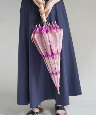 槇田商店 菜-sai- はなまめ　日傘 紫