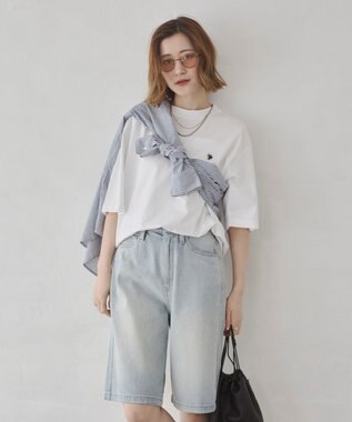 WEGO 【ユニセックス着用ITEM/MLサイズ展開】U.S. POLO ASSN.別注 接触冷感T（SS） ホワイト