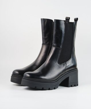 BONTRE 【BONTRE/ボントレ】ミドルサイドゴアブーツ/52501-VA ブラック