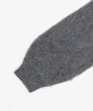 WEGO モヘアタッチBROOKLYNロゴニット グレー