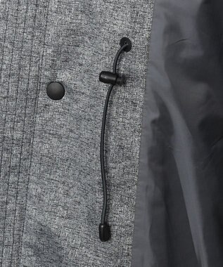 JOSEPH ABBOUD MOUNTAIN 【UNISEX】ホットピアスラブジャガードカモ コート ライトグレー系