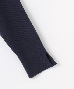 ANY SIS S ドッキングニット ワンピース ネイビー