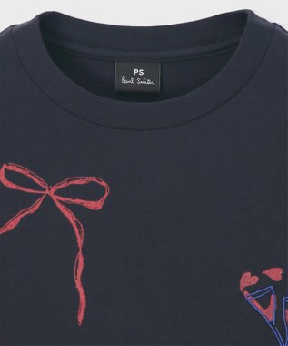 Paul Smith Daisy Chain Doodle 半袖Tシャツ ネイビー