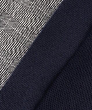 ANY SIS S ドッキングニット ワンピース ネイビー