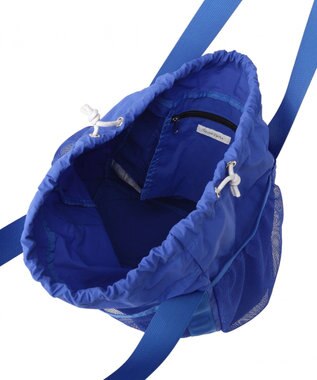 Green Parks ナイロンメッシュドロストトートバッグ Blue