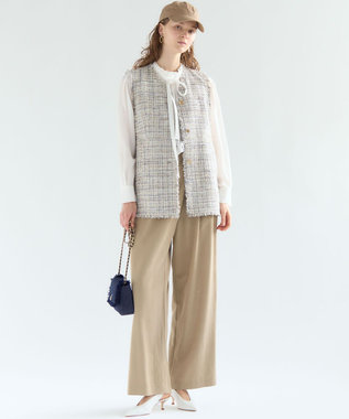 23区 【先行予約】デニムフリンジ ショルダーバッグ ネイビー系