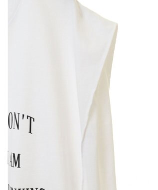 CRAFT STANDARD BOUTIQUE リメイクロゴノースリーブTee Off White