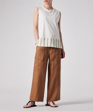 Paul Smith プリント コンビネーション ノースリーブ ホワイト