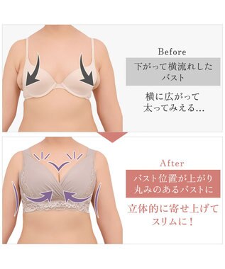 BRADELIS New York 【BRADELIS NewYork peace】綿混キャッチャーカップレースブラ24 ブラデリス ノンワイヤー 補正ブラジャー トープ