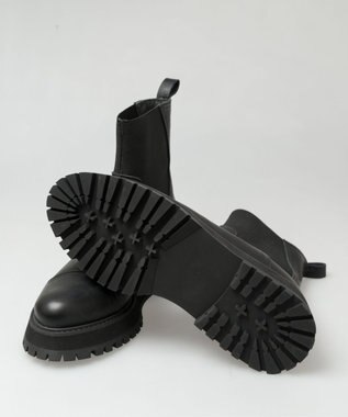 BONTRE 【BONTRE/ボントレ】センターシーム厚底ブーツ ブラック