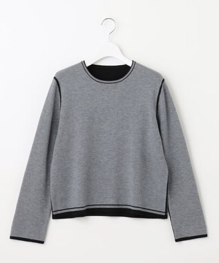 自由区 【ご好評につきWEBのみ新色追加/洗える/マルチウェイ】リバーシブルニット セットアップ (新色)ブラック系3