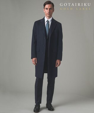 GOTAIRIKU GOLD LABEL/WEB&一部店舗限定【COLOMBO】ピュアカシミヤ チェスターコート