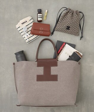 IACUCCI ソルベット L CANVAS/CERVO ブラウン