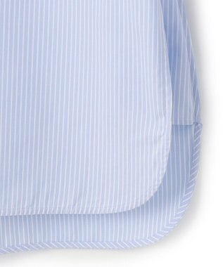 23区 L CANCLINI スキッパーベルト付き ブラウス サックスストライプ