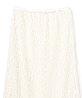 UNFILO L エンブロイダリー レーススカート エクリュ