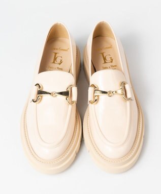 BONTRE 【LucaGrossi/ルカグロッシ】タンクソールビットローファー アイボリー