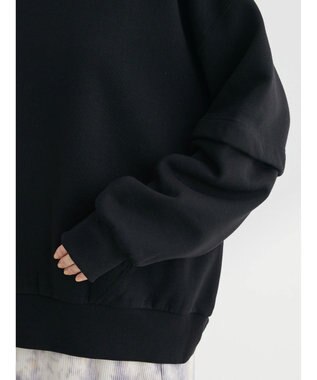 Green Parks ・ＳＵＧＡＲ　ＳＰＯＯＮ　２ｗａｙウラキモウプルオーバー Black