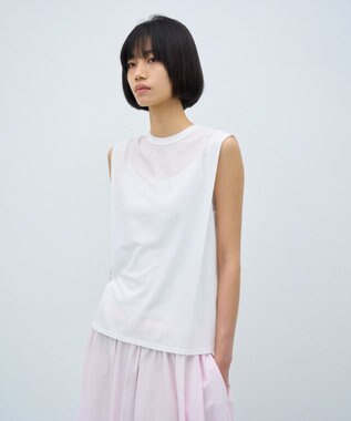 ATON SHRINK FRESCA JERSEY | スリーブレスプルオーバー