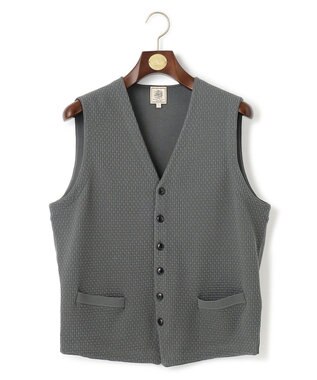 J.PRESS MEN 【High twist links】ニットベスト グレー系