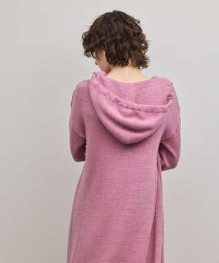 GRACE CONTINENTAL ケミカルレースニットワンピース ピンク