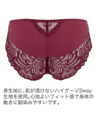 BRADELIS New York 【BRADELIS New York】　サポートバックラインスタイルパンティ23A1 ボルドー