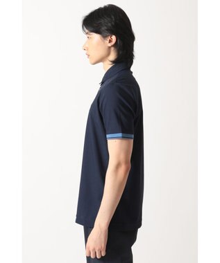 DAKS ダブルカラー スポーティーポロ ネイビー