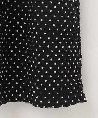 Feroux エンボスドット スカート ブラック系1