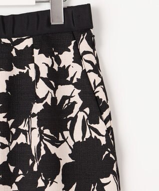 自由区 【Premium Collection】シャドウフラワープリント スカート ブラック系5